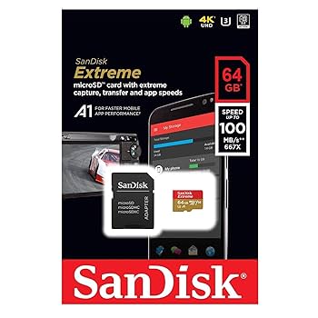 Amazon.com: SanDisk Extreme 64GB microSD, microSDHC